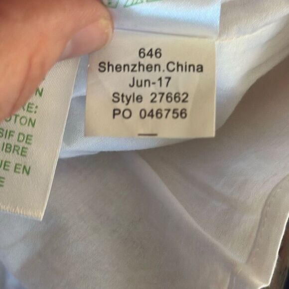 Lilly Pulitzer Cabrey Shift Dress MULTI PINA COLADA CLUB Pink Navy Size 2 27662 - Picture 11 of 11